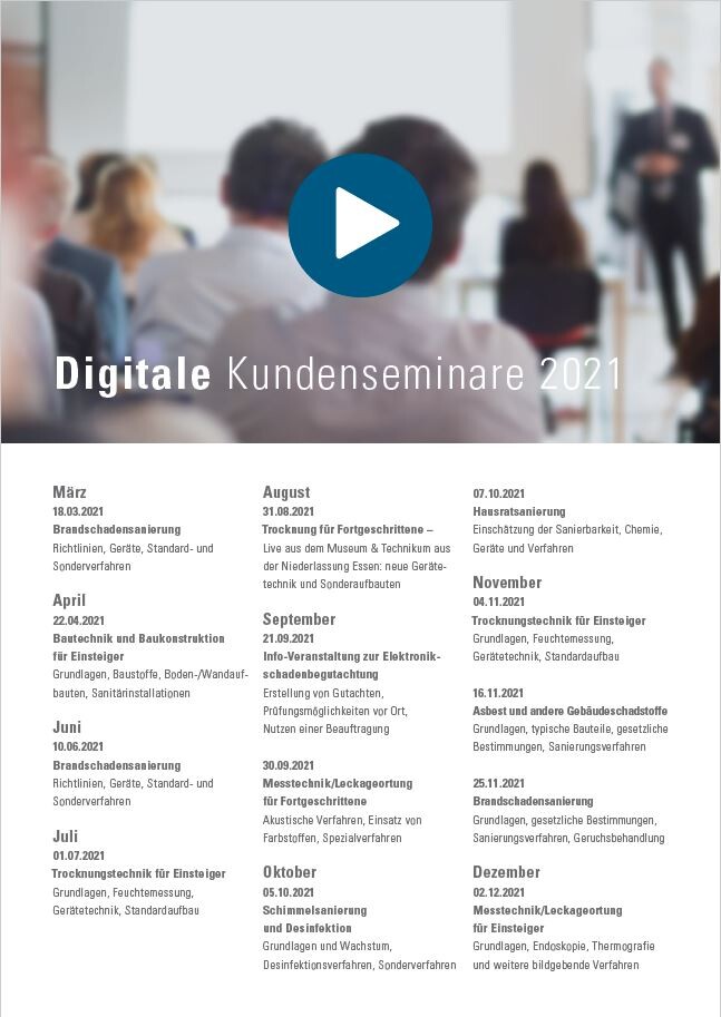 Fortbildungsprogramm der Sprint-Akademie – Virtuelle Seminare 2021