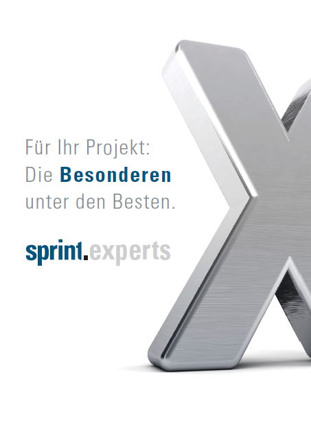 Sprint-Experts Vertriebsflyer